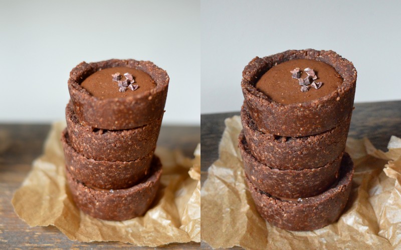 Healthy Nutella Chocolate Cups