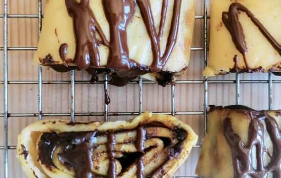 Chocolate Pancake Swirls