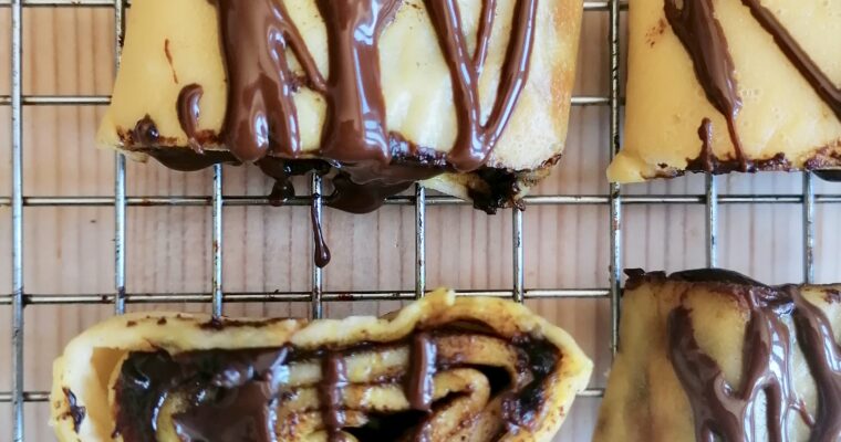 Chocolate Pancake Swirls