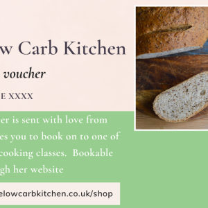 Cooking class gift voucher